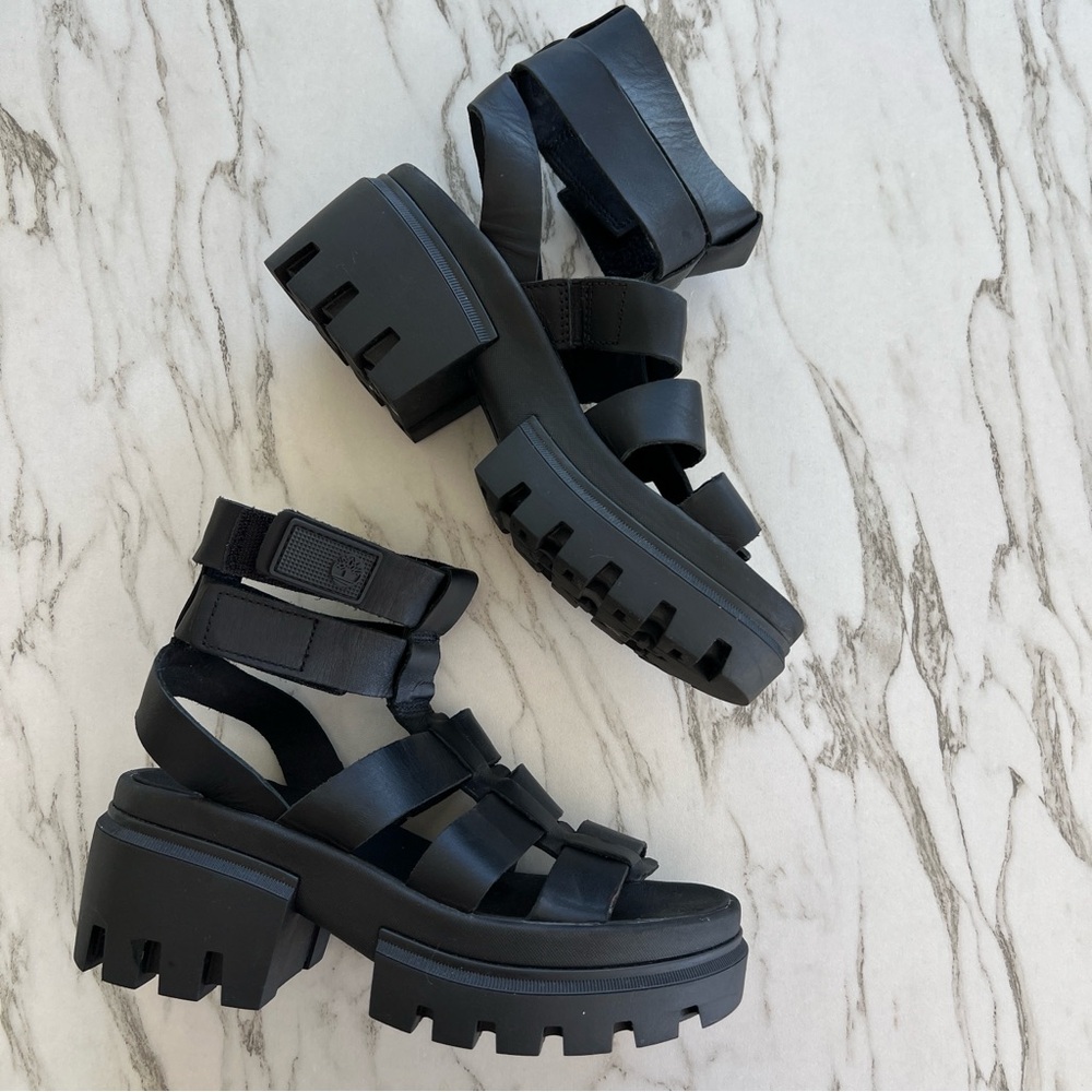 Timberland women’s chunky platform sandals (original)